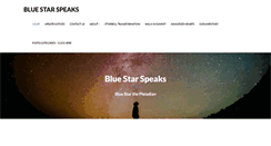 Desktop Screenshot of bluestarspeaks.com
